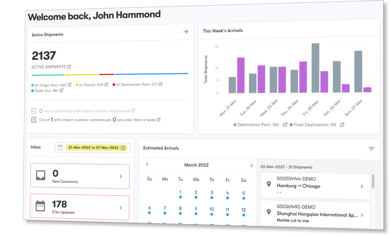 PGL Connect Demo - Command Center Dashboard