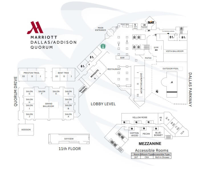 marriott dallasa /addison quorum sketch